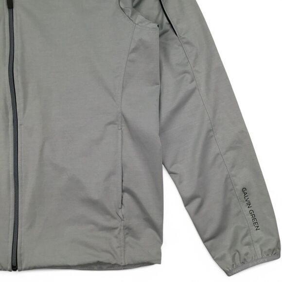 Galvin Green Golf Windbreaker Jacket Mens Size Medium Grey Full Zip Performance - Picture 3 of 14